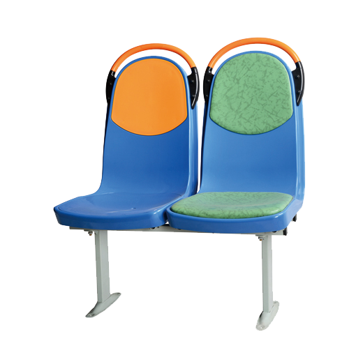 ring handrail plastic seat for urban bus